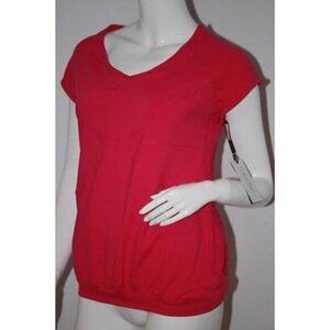CALVIN KLEIN Performance HOT PINK Run SPORT Top YOGA Shirt QUICK DRY Reflective